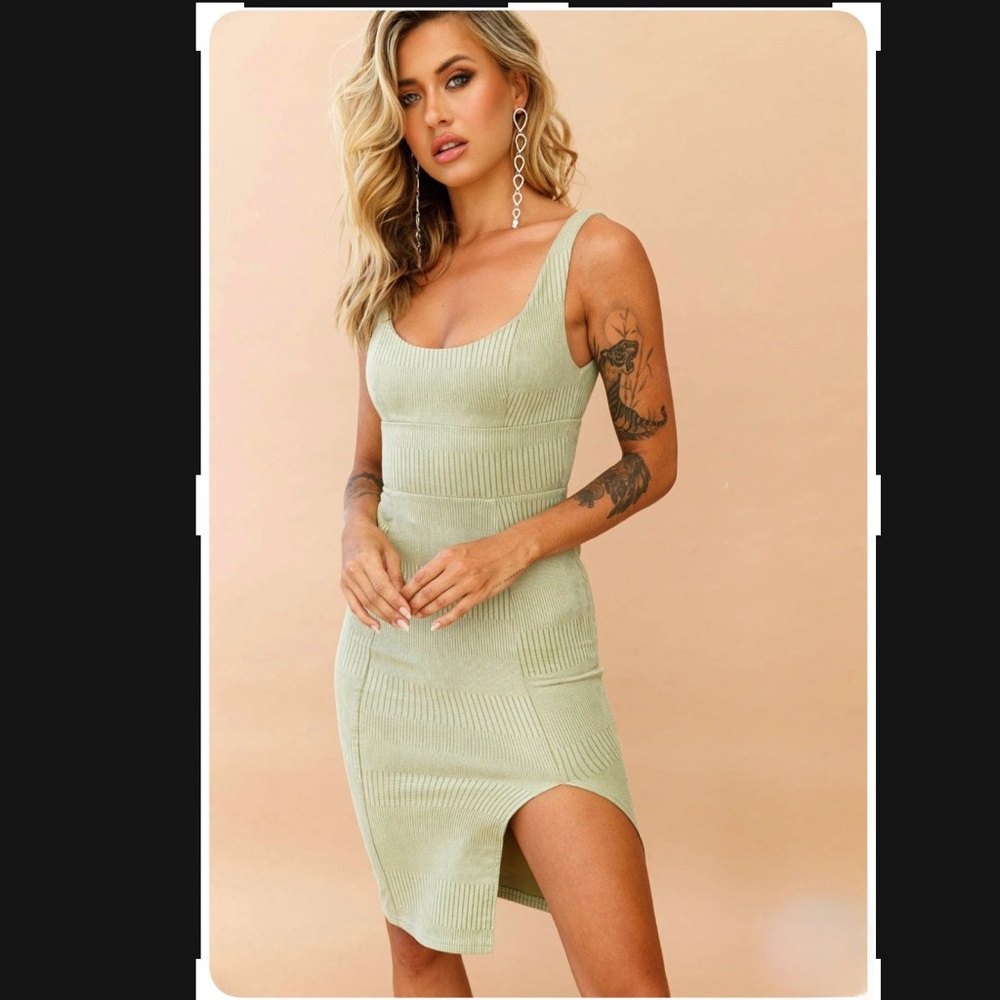 Sage and Paije- Dream Catcher dress-M- Olive